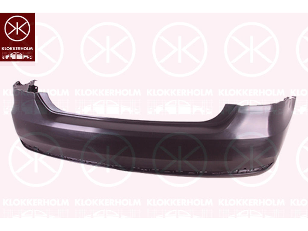 Bumper, Smooth, Rear