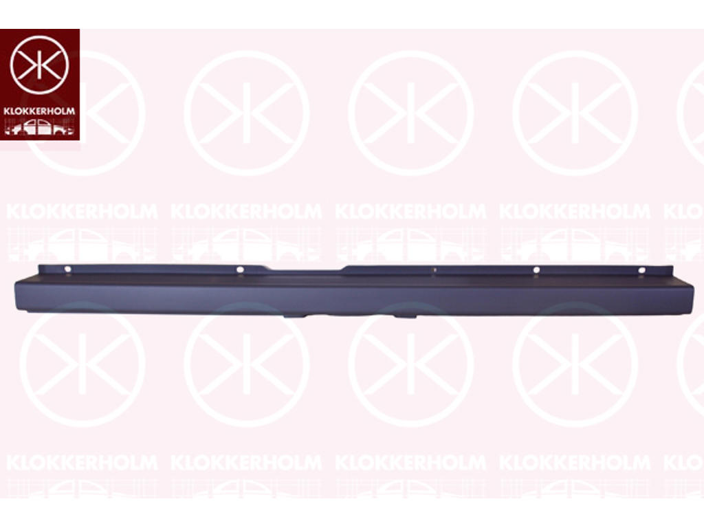 Bumper, Rear, grey, Centre Section