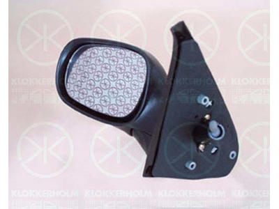 Exterior Mirror, Control: cable pull, Convex, Right