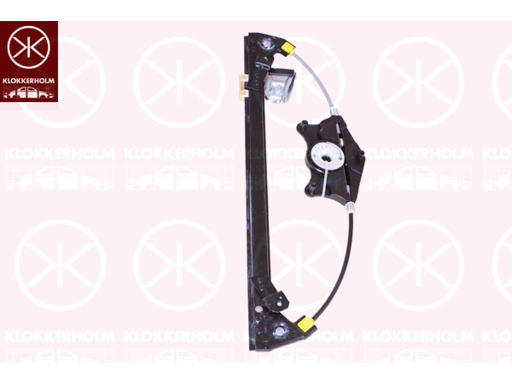 Window Regulator, without electric motor, Electric, Left Rear