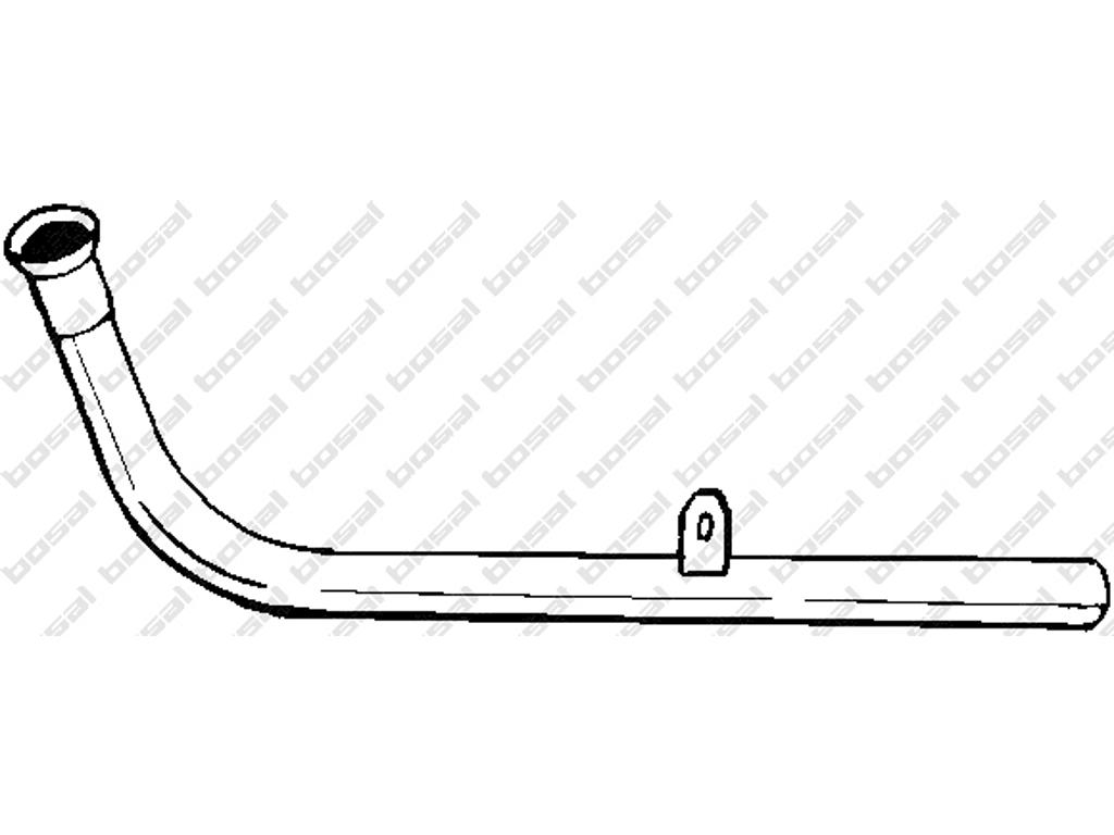 Exhaust Pipe, See accessories list for additionally required parts:  