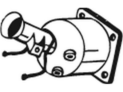 Catalytic Converter, with mounting parts, Emission Standard: Euro 3
