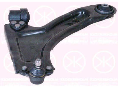 Control/Trailing Arm, wheel suspension, Front Axle Right, with bush, with ball joint, Control Arm