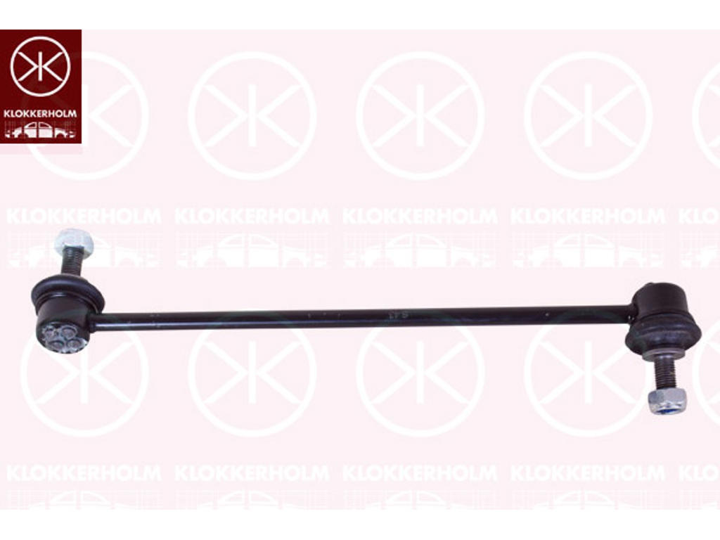Link/Coupling Rod, stabiliser bar, Front Axle Left, Coupling Rod, Length [mm]: 284