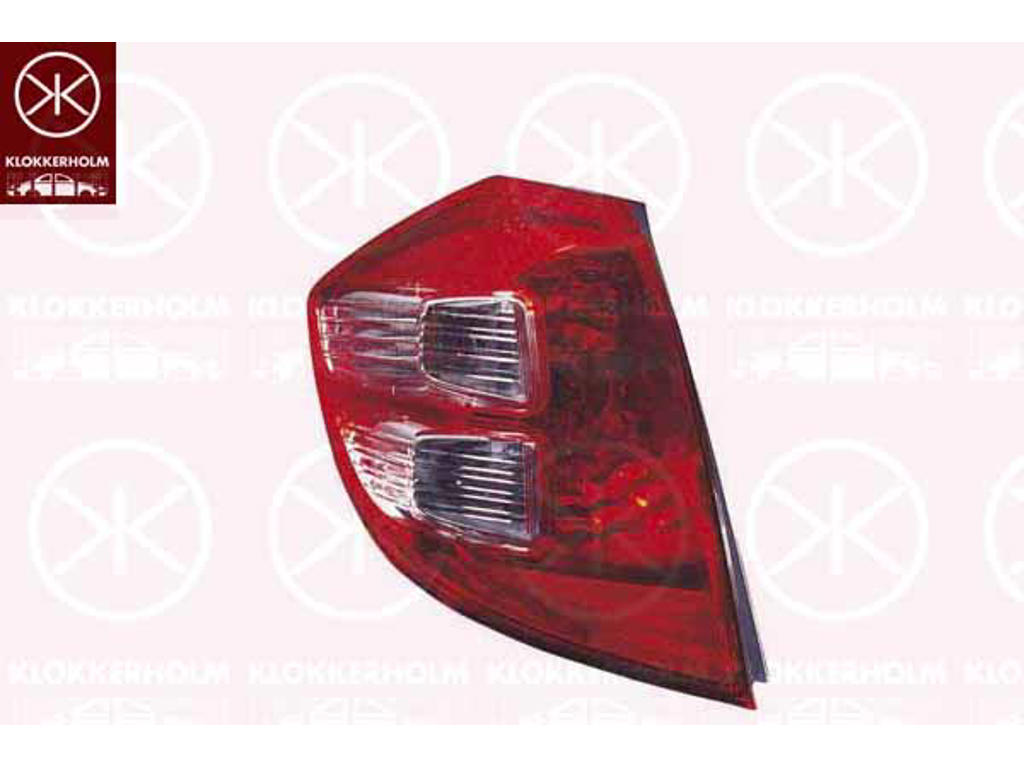 Tail Light Assembly, with bulb holder, Right