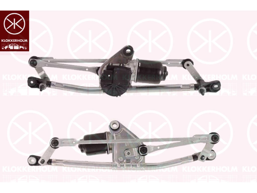 Window Cleaning System, Front, for left-hand drive vehicles, with electric motor, Voltage [V]: 12