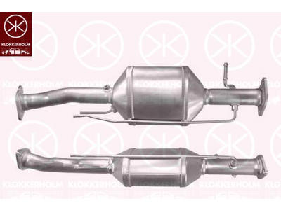Soot/Particulate Filter, exhaust system, for vehicles with soot particulate filter, Euro 4 (D4), Cordierite