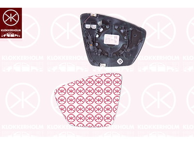 Mirror Glass, exterior mirror, Automatic dimming, Left, Heatable, Convex