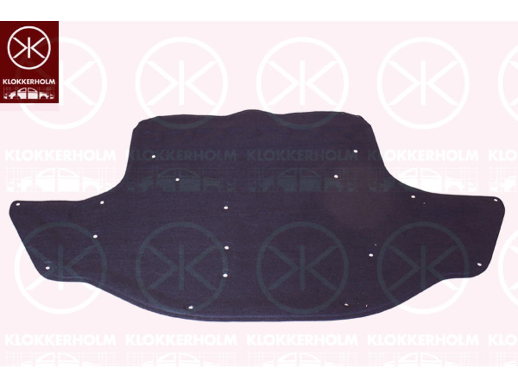 Engine Compartment Noise Insulation, Centre Section, Fitting Position: Bonnet