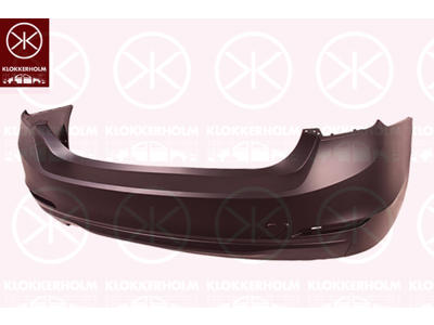 Bumper, w/primer, without hole(s) for park assist (parallel parking), Rear