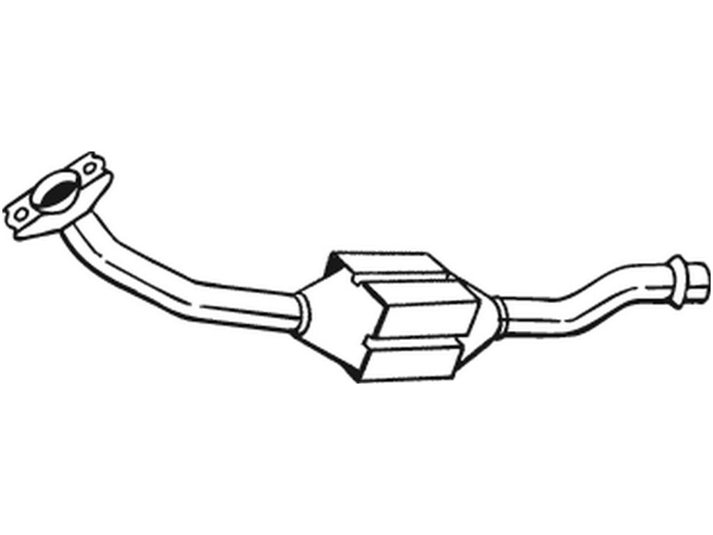 Catalytic Converter, with mounting parts, Emission Standard: Euro 1, Emission Standard: Euro 2