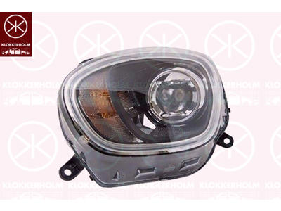 Headlight, Left, LED, PY21W, without LED control unit for indicators, without LED control unit for daytime running-/position ligh, AL