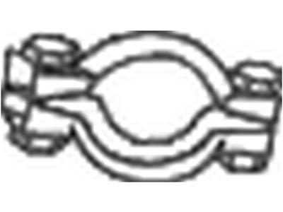 Klemstykke, udstødningssystem, Diameter [mm]: 79, Gevindmål: M8, Rørsamler: manifold spændebånd