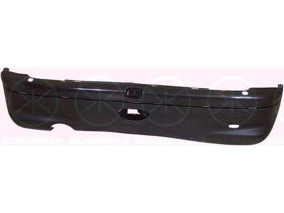 Bumper, Rear, black, not for trim level: XS,S16,GT,GTI