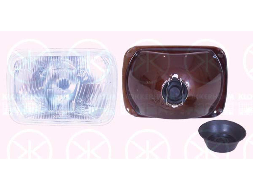 Insert, headlight, Illuminance [lx]: 12.5, H4, Width [mm]: 200, Height [mm]: 142, with position light, Neolite, Left, Right