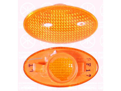 Direction Indicator, without bulb holder, yellow, lateral installation