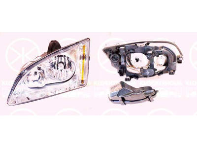 Headlight, Illuminance [lx]: 37.5, H7/H1, Visteon, with motor for headlamp levelling, Right