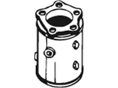Catalytic Converter, with mounting parts, Emission Standard: Euro 3