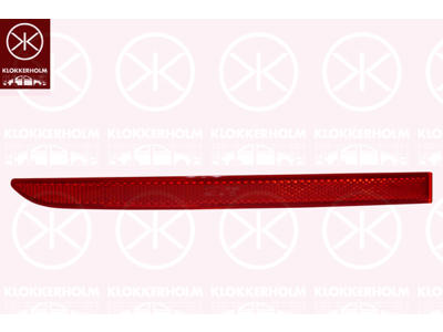 Reflector, red, Left Rear
