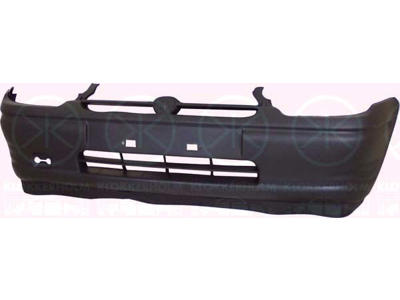 Bumper, Front, black, with hole(s) for air scoop(s)