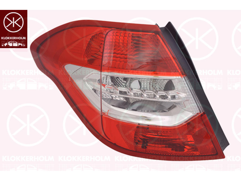 Lampa tylna zespolona, bez mocowania lampy, z lewej, Czesc zewnetrzna, Liczba drzwi: 5