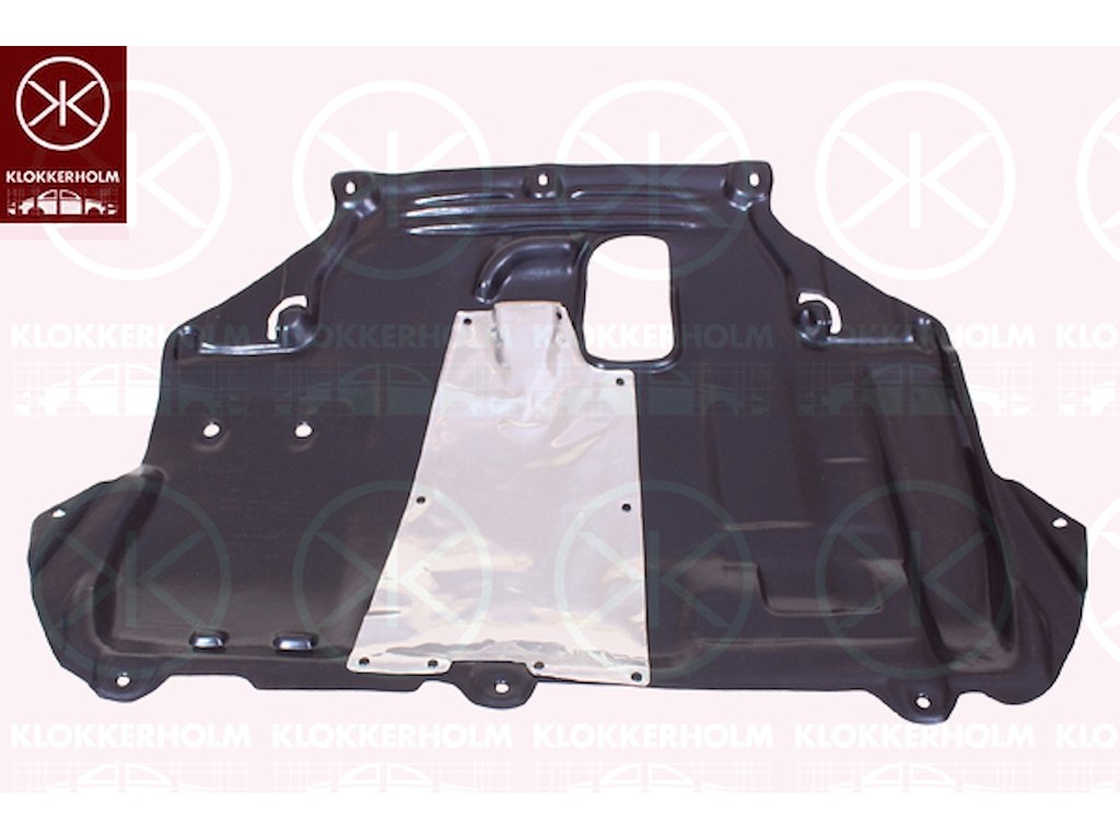 Motorkåpa, Fram, underdel