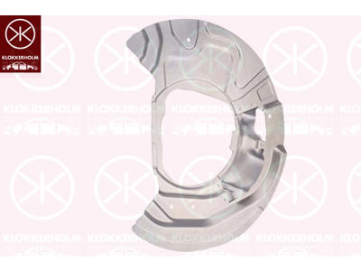 Bromssköld, framaxel höger, för bromsskivediameter [mm]: 348, aluminium