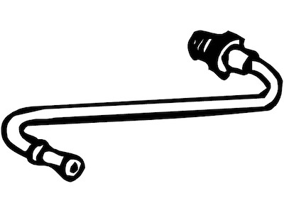 Pressure Pipe, pressure sensor (soot/particulate filter), Steel