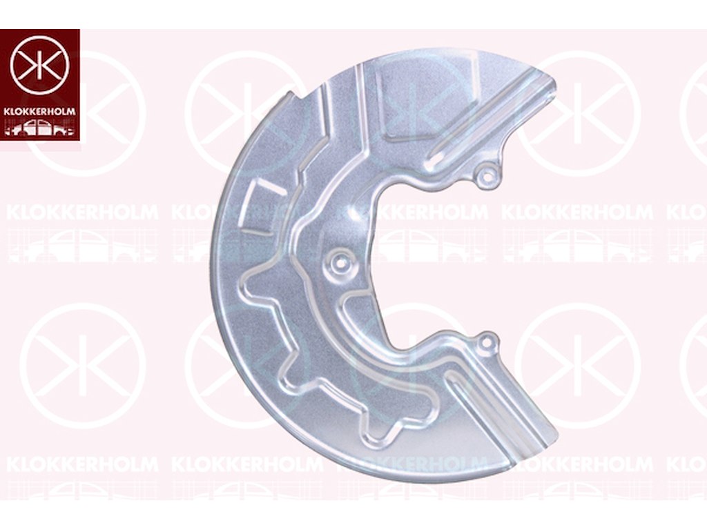 Splash Guard, brake disc, 4 WD, Front Axle Right, Electrogalvanized, for brake disc diameter [mm]: 358