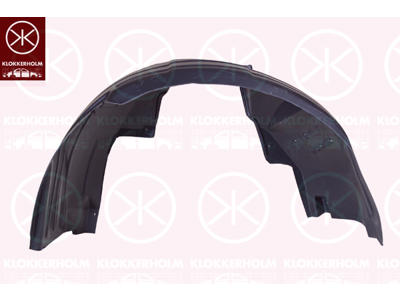 Liner, wheelhouse, Plastic, Left Front