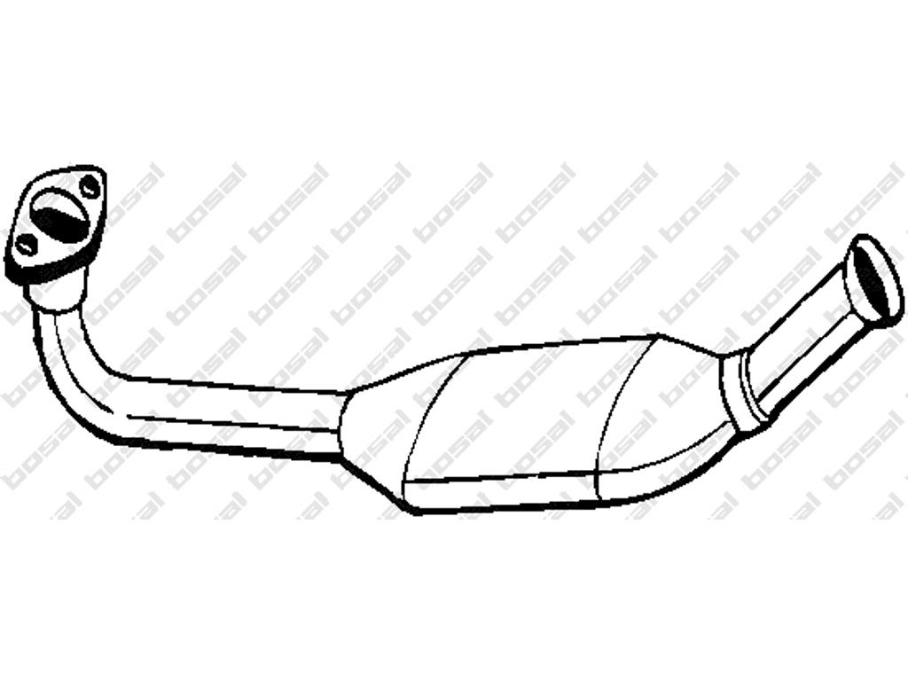 Catalytic Converter, with mounting parts, Emission Standard: Euro 1, Emission Standard: Euro 2