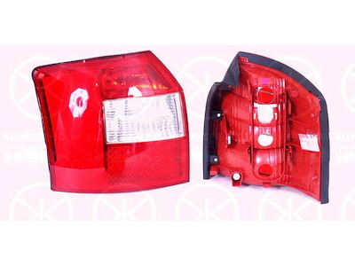 Tail Light Assembly, without bulb holder, Left