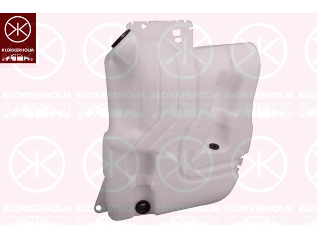 Washer Fluid Reservoir, window cleaning, for vehicles with headlamp cleaning system, without pump, Capacity [litre]: 5
