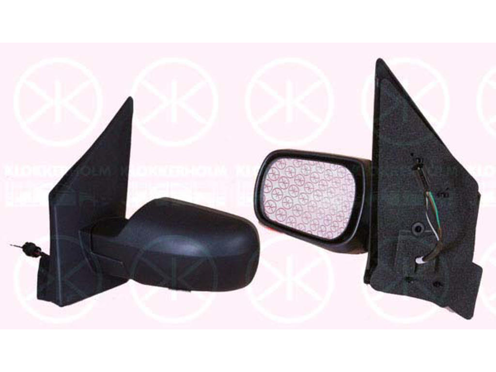 Exterior Mirror, Left, for electric mirror adjustment, Heatable, Convex