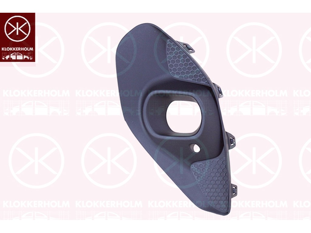 Ventilation Grille, bumper, Left Front, with hole(s) for fog lights