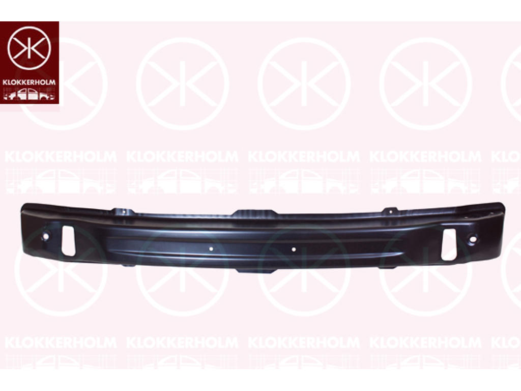 Support, bumper, Steel, Front