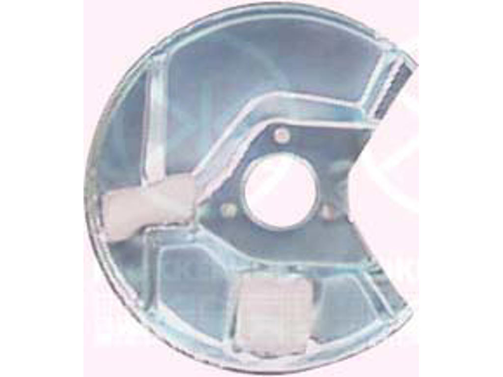 Splash Guard, brake disc, Front Axle Left, Diameter 1/Diameter 2 [mm]: 290/52, Zinc-coated