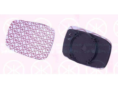 Mirror Glass, exterior mirror, Convex, Heatable, Left