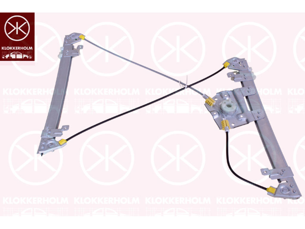 Window Regulator, 3-drs, without electric motor, Electric, Left Front