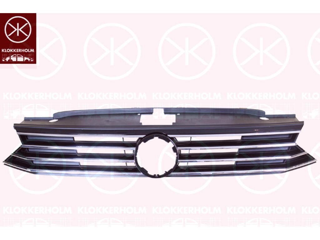 Kølergitter, Farve: højglans, Køretøjsudstyrsserie/-variant: Trendline, med liste, krom
