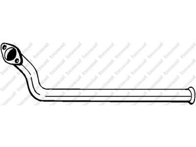 Exhaust Pipe, See accessories list for additionally required parts:  