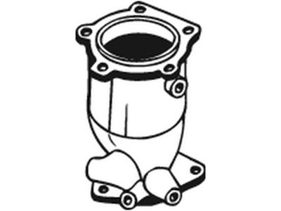 Catalytic Converter, with mounting parts, Emission Standard: Euro 3, Euro 4
