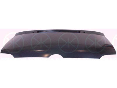 Bonnet, with holes for trim/protective strip, Number of bores: 2, Zinc-coated