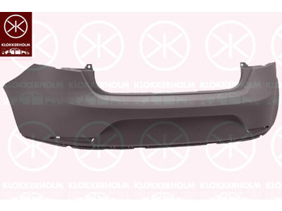 Bumper, w/primer, 5-drs, Rear, not for trim level: CUPRA