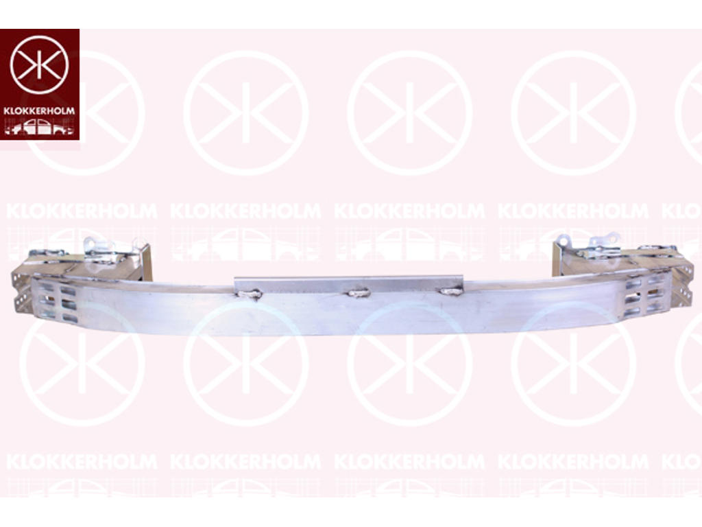 Support, bumper, Aluminium, Front