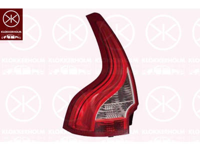 Baglygte, højre, LED, P21W, PSY24W, uden lampeholder