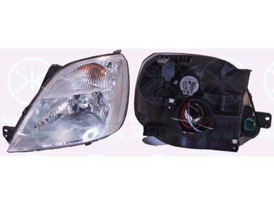 Headlight, H4, with motor for headlamp levelling, T.Y.C, Right, Illuminance [lx]: 12.5