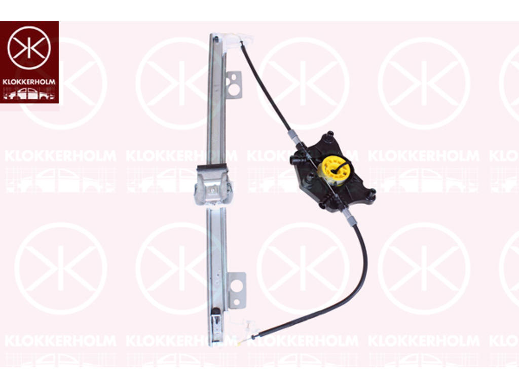 Window Regulator, 4/5-drs, without electric motor, Electric, Right Rear