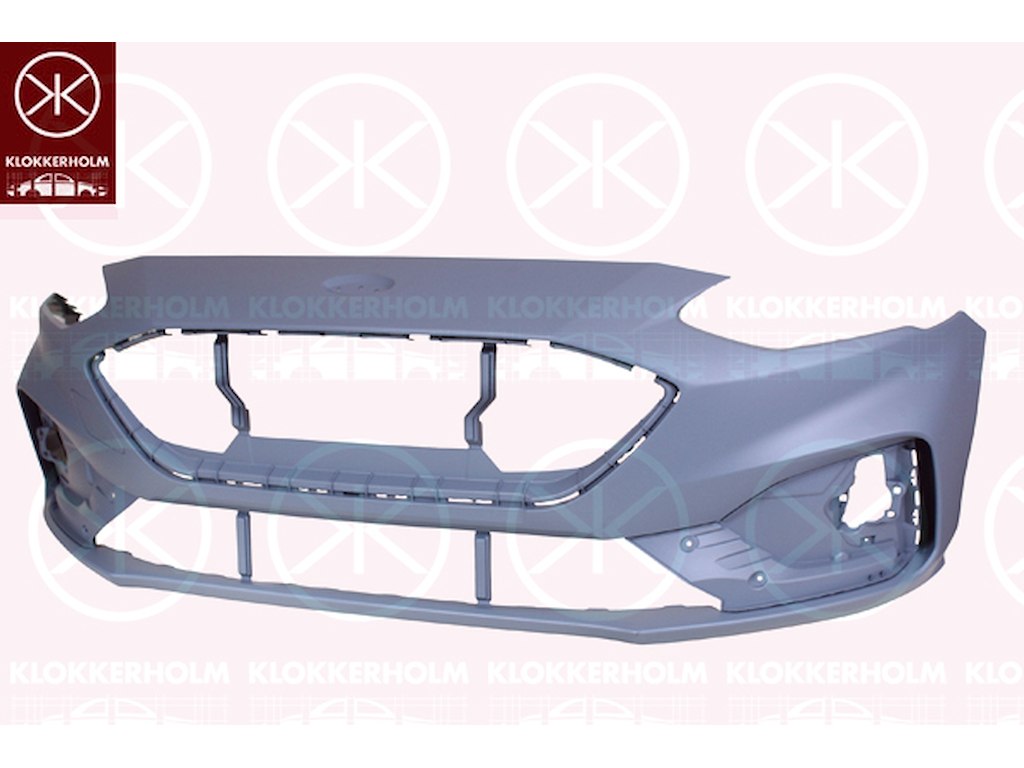 Bumper, w/primer, Front, Trim Level: ST LINE