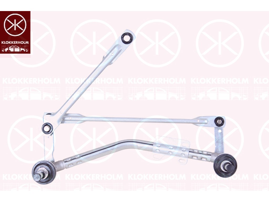 Wiper Linkage, Front, Set, for left-hand drive vehicles, without electric motor